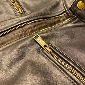Wilsons Leather cycle jacket dress finish M